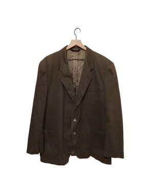 EDDIE Bauer Vintage Olive Green Single Breasted Casual Sports Coat Sz XL